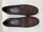 Mocassins WE DO Penny Classiques en Daim Chocolat
