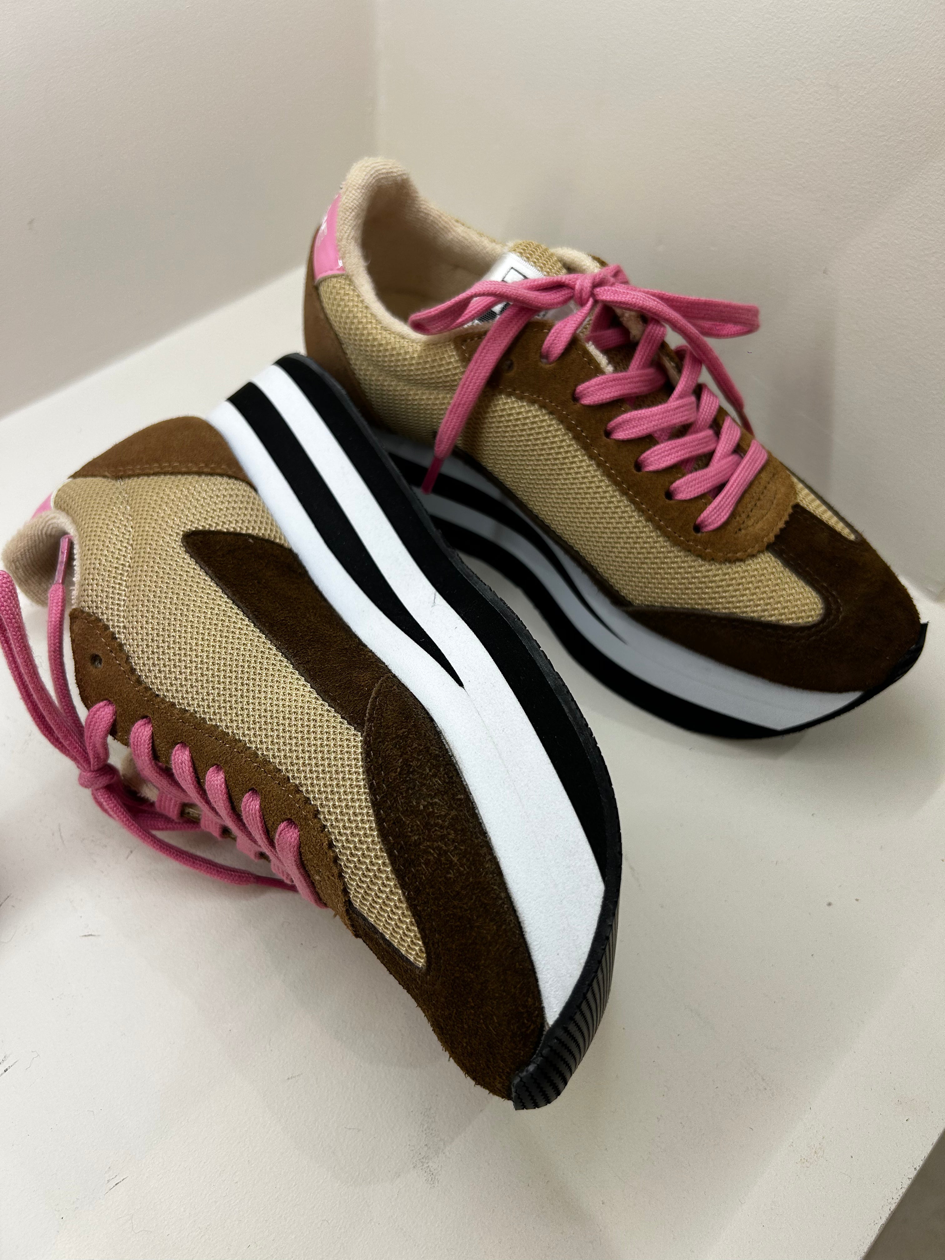 Flex M jogger cream nuts pink - NO NAME