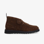 SCHMOOVE - Boots / Bottines en Suède Marron à Franges – Style Casual Chic & Caractère - RIPPLE CHUKKA M