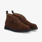 SCHMOOVE - Boots / Bottines en Suède Marron à Franges – Style Casual Chic & Caractère - RIPPLE CHUKKA M